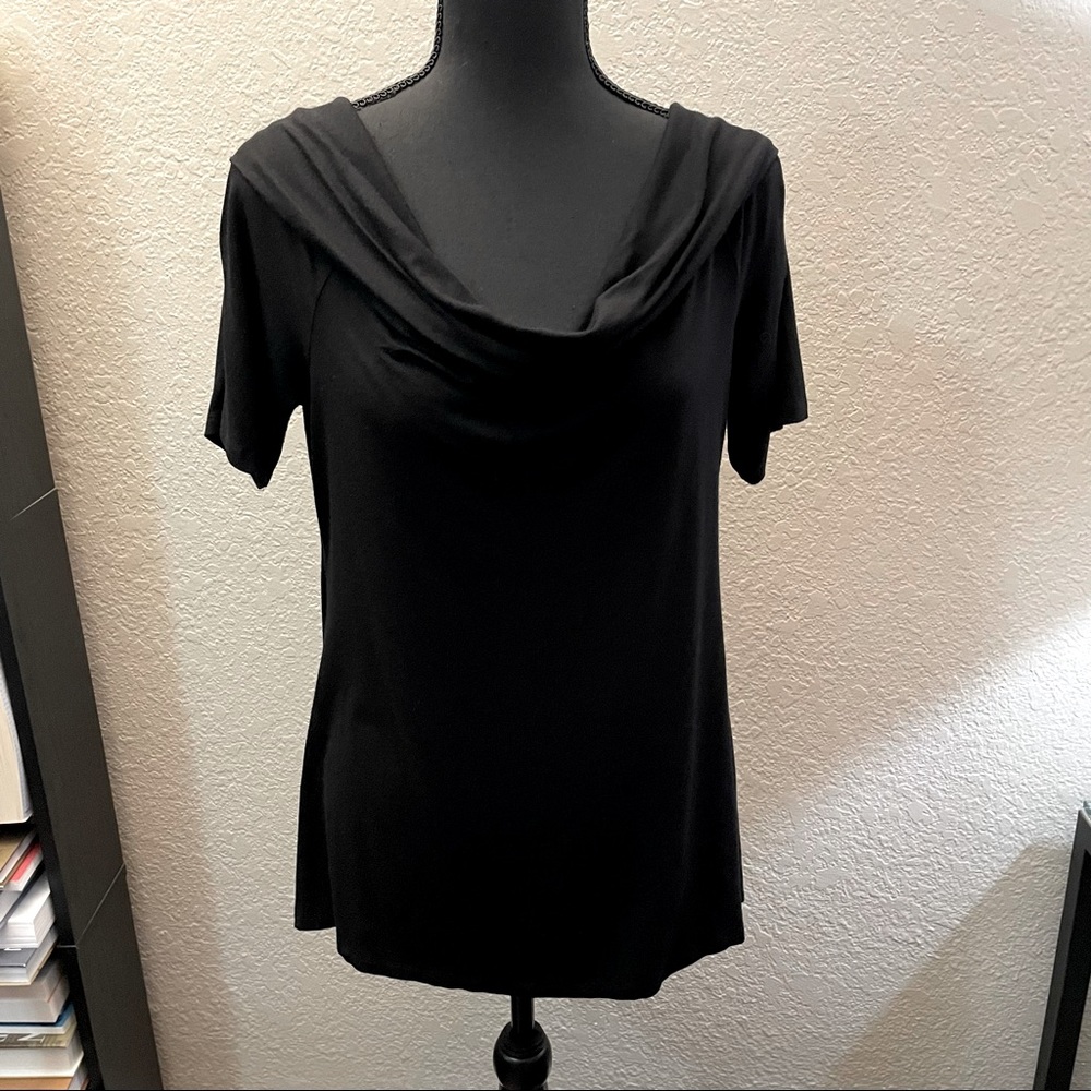 Vince Camuto Off Shoulder Blouse (Black, Large)